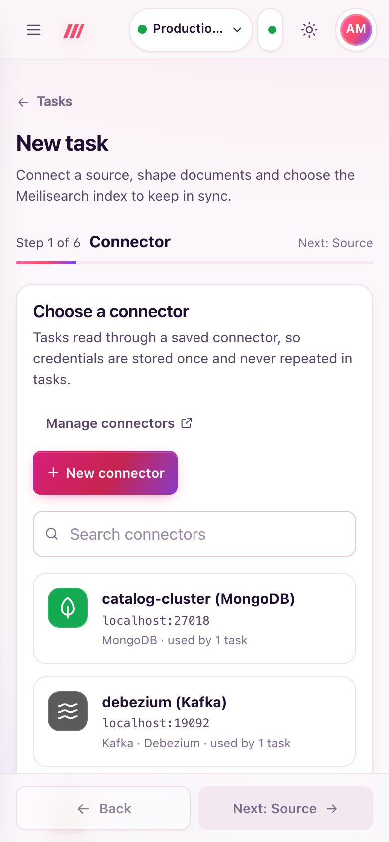 Task wizard on a phone: the responsive dashboard